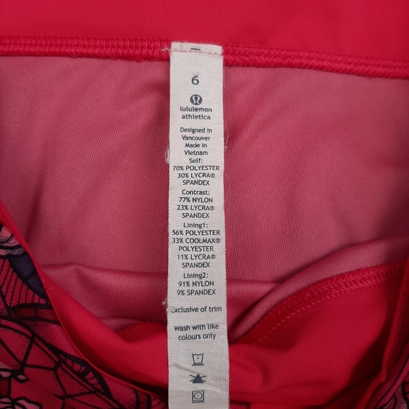 Lululemon Run Inspire Crop II *All Full-On Luxtreme Prisma Multi Guava Lava - Picture 16 of 16